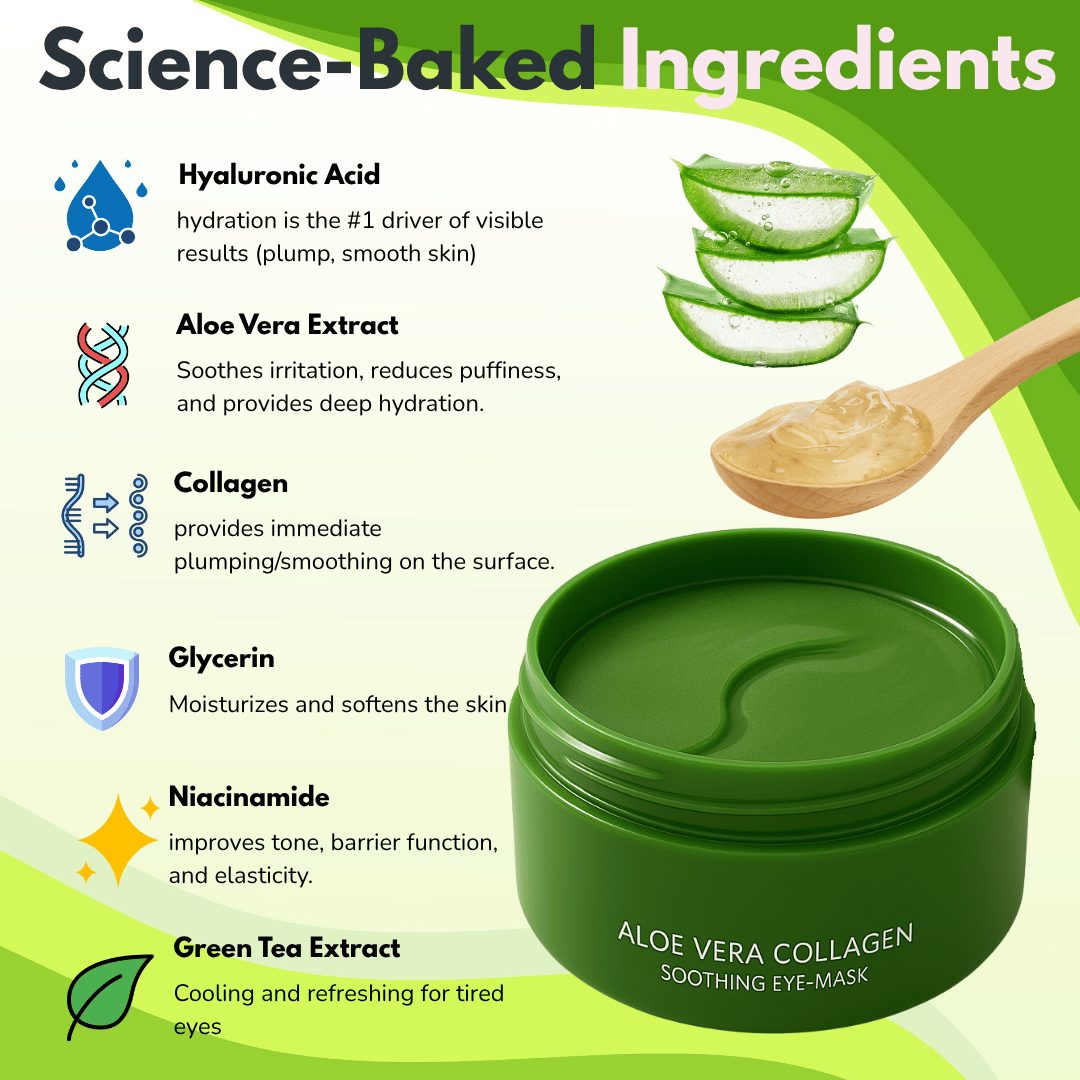 Bio-Collagen Aloe Vera Eye Patches